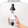 3mp Panoramic Wifi Ip Camera E27 Light Bulb Calving Hd Wireless Security Camera Image 2