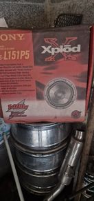 sony explod 15" subwoofer speaker