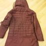 Hooded Coat/Parka Style Jacket .. Size:16 UK .. (X-LARGE) .. Colour: Wine ., FINAL Price Drop Image 2