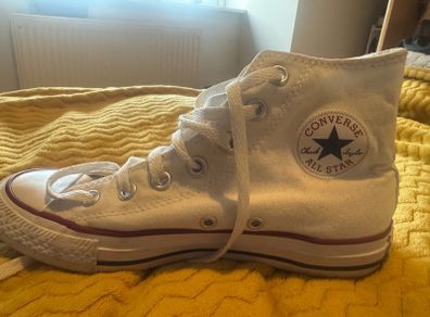 converse all star white worn once