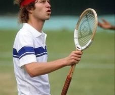 DUNLOP John McEnroe Wood Tennis Racket