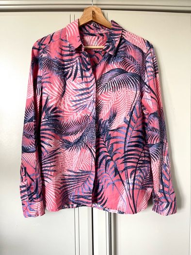 M&S linen rich womens shirt uk10