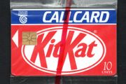 1996 Ireland 10 unit kit Kat (Gemplus GEM1) Call Card Mint in Packaging