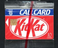 1996 Ireland 10 unit kit Kat (Gemplus GEM1) Call Card Mint in Packaging