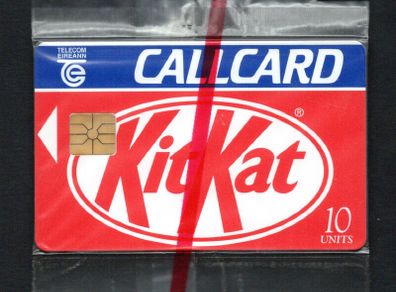 1996 Ireland 10 unit kit Kat (Gemplus GEM1) Call Card Mint in Packaging