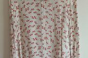 KOOKAI White Heart Sunglasses Print Blouse - Long Sleeve - Excellent Condition