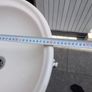Bathroom sink, tap and pedestal Image 4