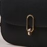 Black saddle crossbody bag Image 4