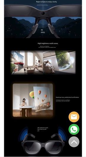 honor vision video glasses
