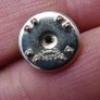 Vintage Rose Pin Badge Silver color MASJ '97 Image 10