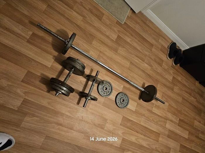 weights Gold Gym 40kg +