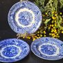 Antique George Jones & Sons "Abbey" 1790 Luncheon Plates x 3 Image 2