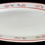 Pristine Vintage 2ft Ceramic Oval Serving Platter Image 5
