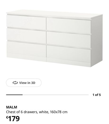 IKEA Malm Chest of Drawers