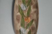 DISH - Jersey Pottery - Tulip Design- c.70/80s