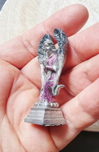 Guardian Angel figurine pewter 6cm 60g