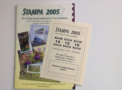Ireland stamps, 2005 Stampa catalogue and members season ticket