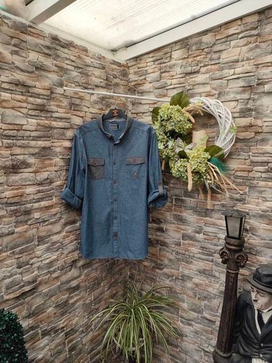 Men's Kangol long sleeve cotton shirt  Size XL