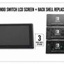 Nintendo Switch LCD Replacement With New Back Shell Image 2