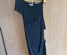 Vanessa Bruno drapy black dress size 1 (UK 10)