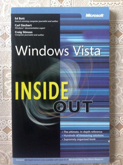 Computer solutions books for Vista.