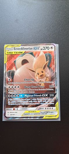 Eevee & Snorlax GX 120 Tag Team