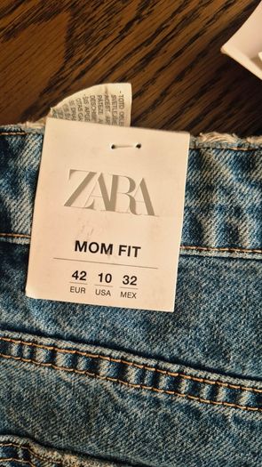 New Zara denim mom shorts (with tags)