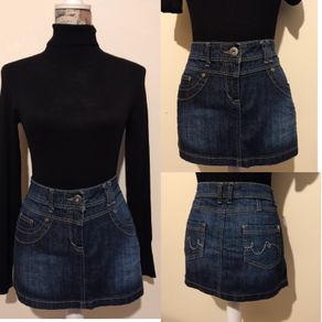 Lovely Blue Denim Skirt