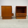 Vintage G Plan Mid Century Teak Bedside Tables / Cabinets Image 3