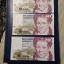 Three  Eire Banknotes  Daniel  O Connell Image 2