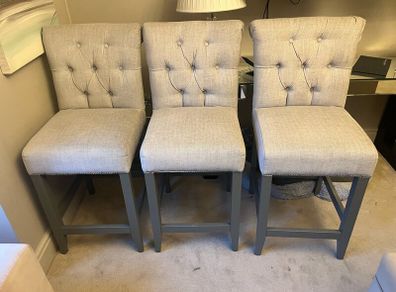 Kitchen island stools .