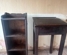 1960 Vintage Book case and Table