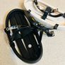 vintage leather cycling helmet new Image 4