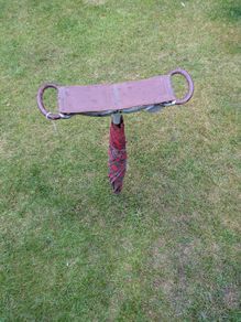 Antique Shooting stick with umbrella