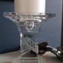 Galway Crystal -  Heavy Pillar candle holder Image 4