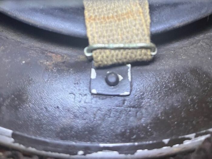 Untouched 1940 WW11 British MKII war helmet