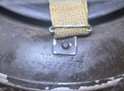 Untouched 1940 WW11 British MKII war helmet