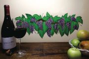Artisan Handpainted Grapevine Art Transfer/Decal/Sticker
