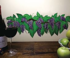 Artisan Handpainted Grapevine Art Transfer/Decal/Sticker