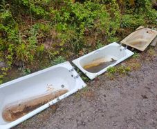 Cast iron baths