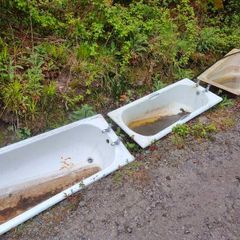 Cast iron baths