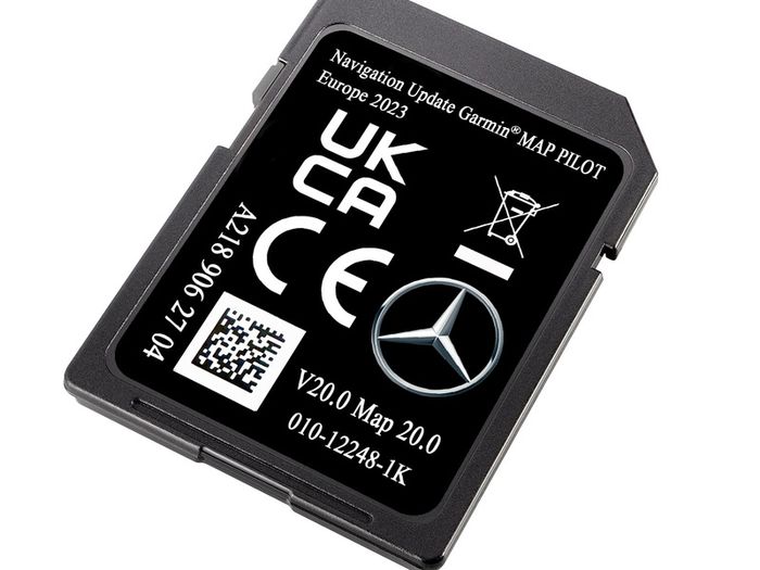 Mercedes Garmin Map navigation SD Card