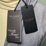 BNWT Ted Baker Ladies Shawl Cardigan Grey Marl Size 2 Image 4