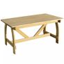 Garden Table 150x74x75 cm Impregnated Pinewood Image 4