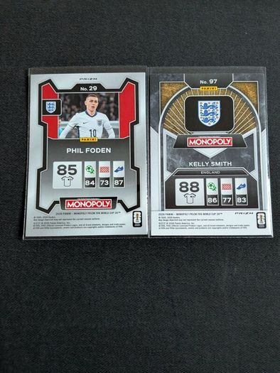 Monopoly Prizm Fifa World Cup 2026 England Parallels