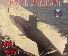 Bruce Dickinson (iron maiden) limited edition poster 12 inch single original 1990 release of dive dive dive vinyl record in mint condition