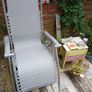 Grey deck chair Image 3