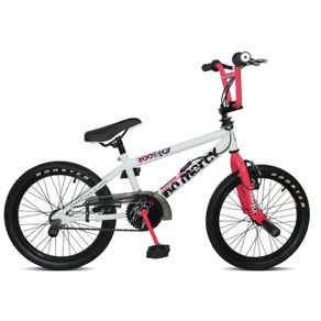 10" Rooster NO MERCY, 18" Wheel, White/Neon Pink