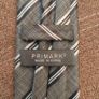 Grey striped tie Image 3