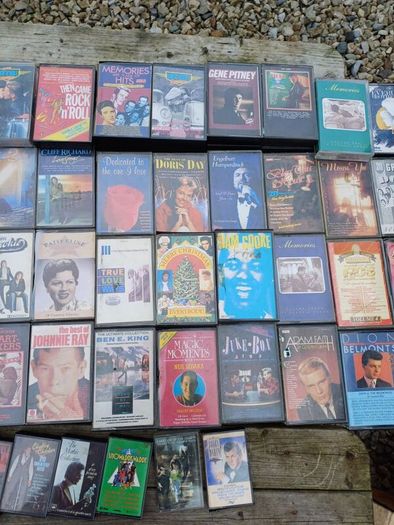 Collection of Vintage Music Cassettes